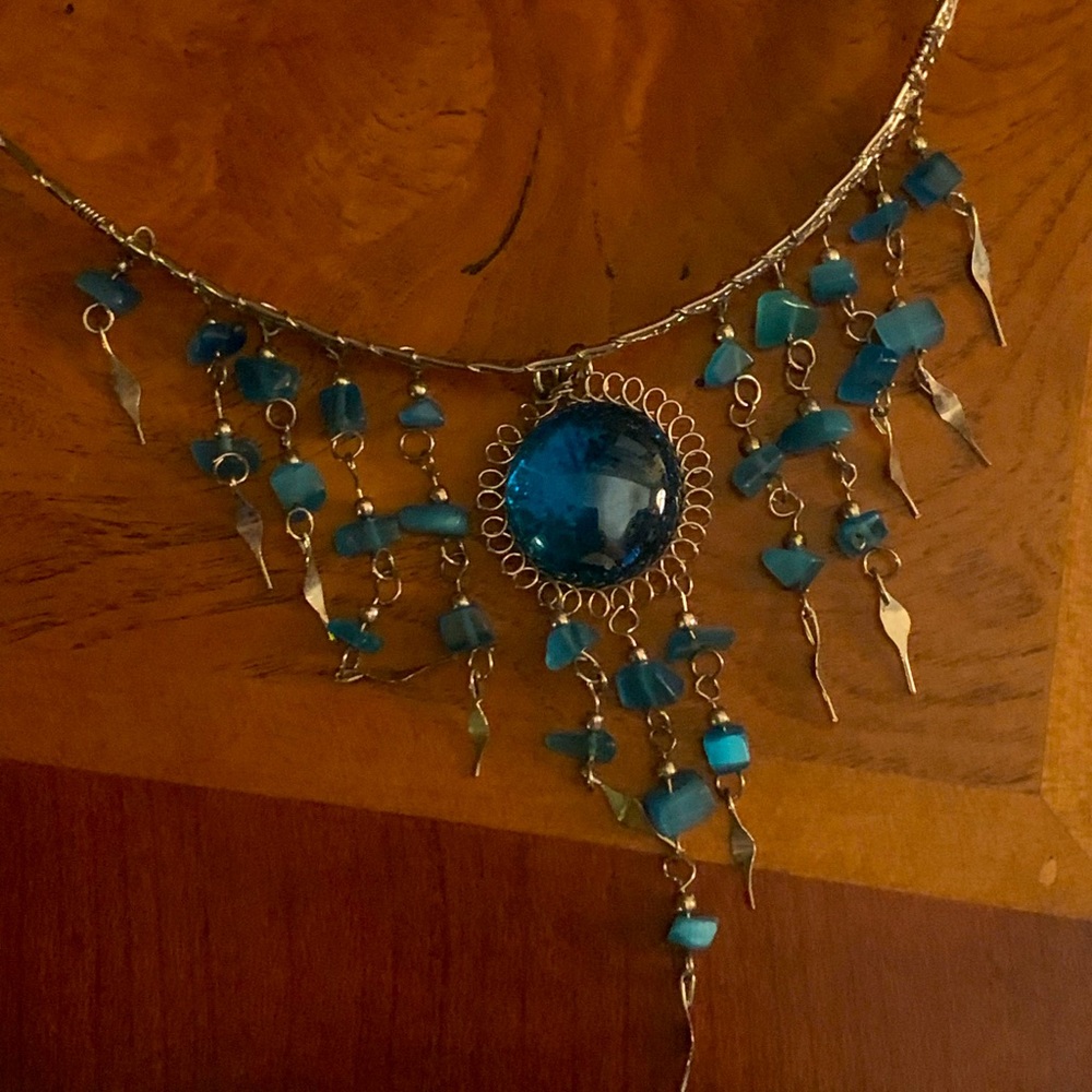 Blue Peruvian Necklace